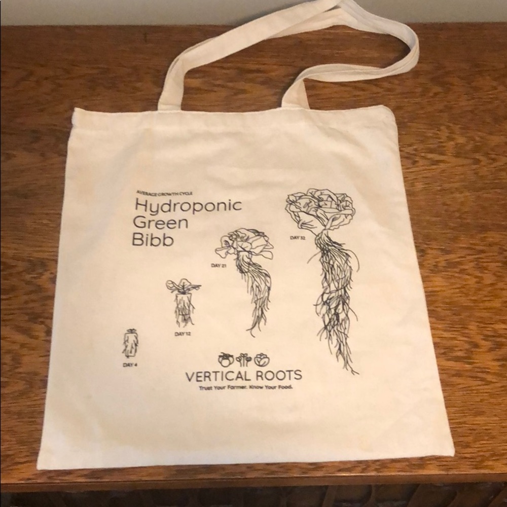 Vertical roots bag